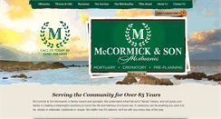 Desktop Screenshot of mccormickandson.com